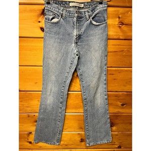 Express Low Rise Flare Precision Fit Women Jeans 3/4 L